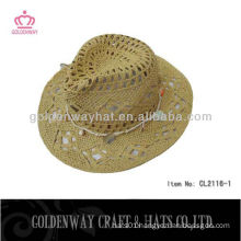fashion popular cowboy hat paper simple design handmade hats